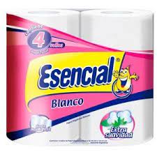 PAPEL HIGIENICO ESENCIAL BLANCO 4 X 30